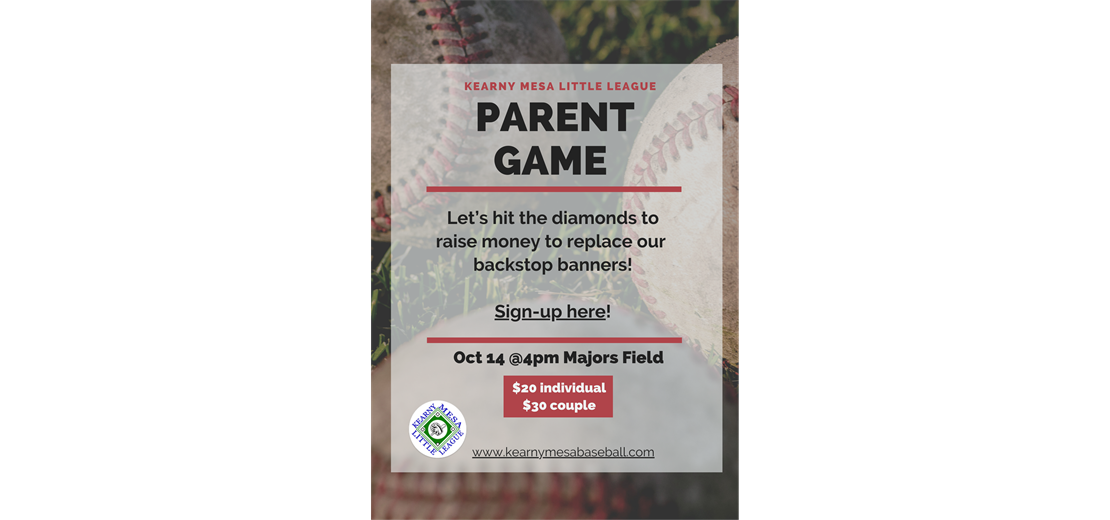 Parent Game Fundraiser